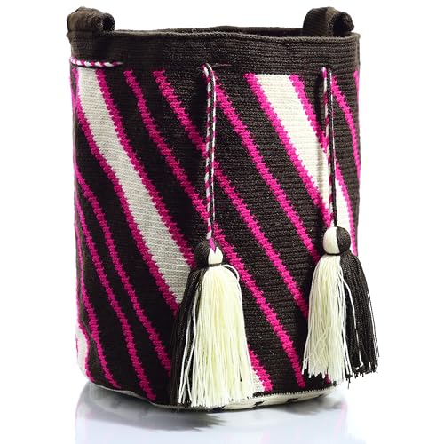 Image of WYOU Designer Collection Wayuu Hand-Crochet Woven Bag - Boho Crossbody, Colorful Purses for Women