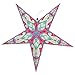T O K G O - Nepal Hollow Out Style Handmade Colorful Paper Star Lamp Paper Star Lantern Light for Home Decor Mall Decor Bar Decor Christmas Decor Christmas Supplies (Christmas Paper Lantern)