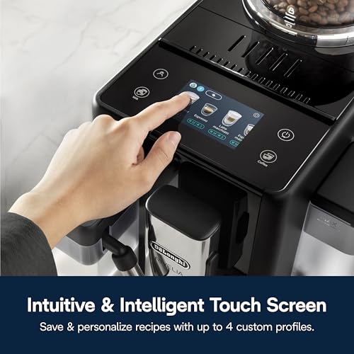 De'Longhi Rivelia Automatic Espresso Machine, Milk Frother, Black - image 8