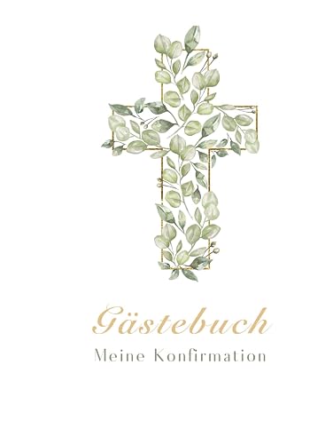 Gästebuch Konfirmation, Album, Eintragbuch: Erinnerungsbuch zur Konfirmation, Eintragalbum, Konfirmation Deko
