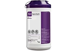 Mfr#Q86984 Super SaniCloth Wipes XL 7.5" x 15"