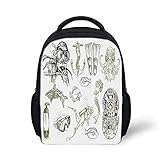 🦄Approx Dimensions: Easy sorting: 2*side pouch, 1* zipper pocket. Big enough for a boy/girl to carry books and stationeries.