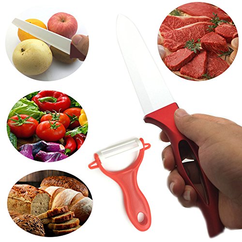 Cuchillos cerámica juego 5 piezas cocina Cuchillos...