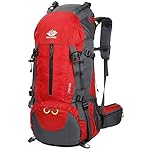 Esup 50L Hiking Backpack Men Camping Backpack with rain cover 45l+5l Lightweight Backpacking Backpack Travel Backpack