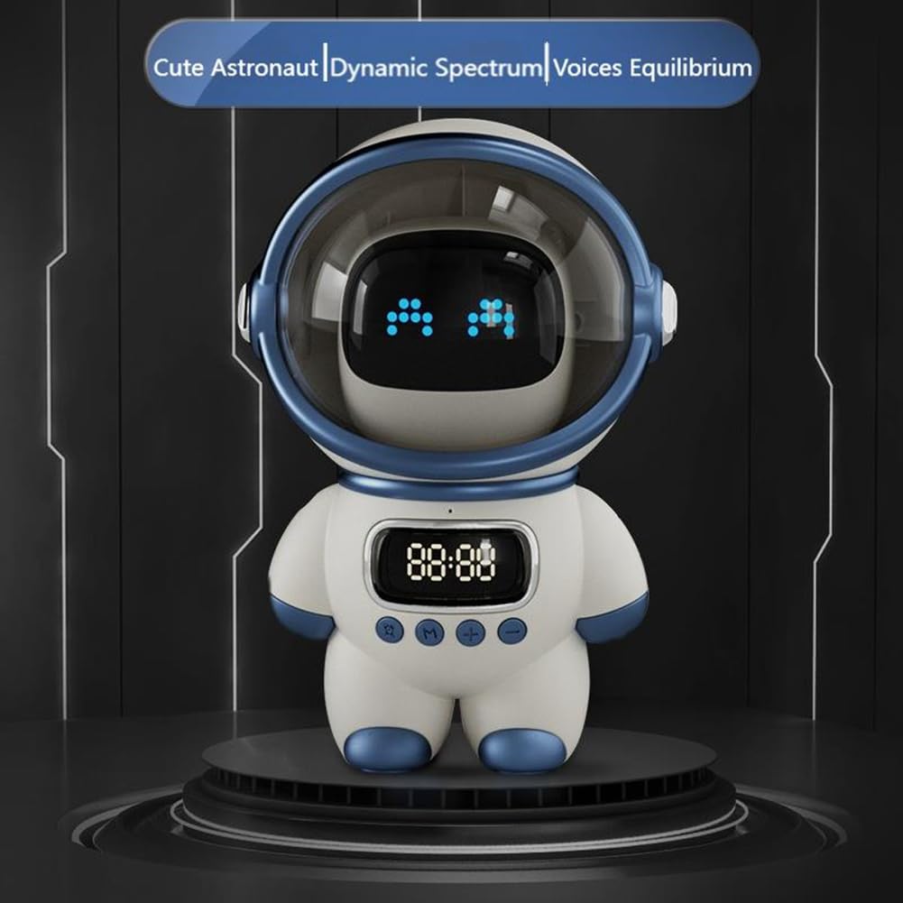 robot AI inteligente sin altavoz Bluetooth caja de sonido despertador FM Radio para regalo estudiante niño niña