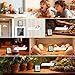 Antonki 2-Pack Room Thermometer, Digital Small Hygrometer Indoor Thermometer Humidity Gauge, Temperature Humidity Meter with Max/Min Record Monitor Sensor for Home, Plants - Battery Included