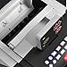 Pyle Updated Bill Counter, Automatic Counting Machine, UV/MG Counterfeit Detection, No Jams, 1500 Pieces Per Minute, Works with Old, New, Damaged Bills, U.S. & Canadian Dollar, Euros, Pound (PRMC600)
