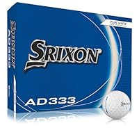 Srixon AD333 11 - High-Performance Distance and Speed Golf Balls - Low Compression - For Consistency and Control - Alignment Line - Premium Golf Accessories and Golf Gifts, White