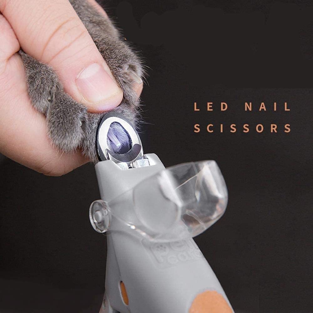 Clipper para Perros Dog Trimmer Nail Trimmer Millón de Garra de Gato con luz LED y Lupa 5X Safety Safety Clavas para Mascotas