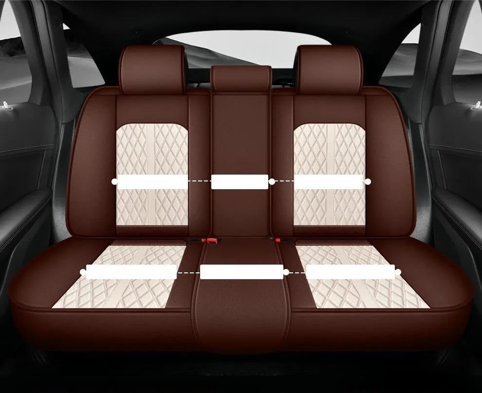 Housse de siège de voiture haut de gamme pour Toyota Highlander 5 places noir