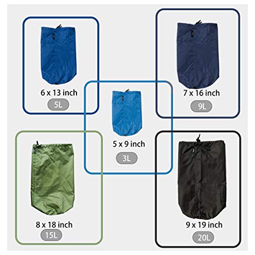 Frelaxy Stuff Sack Set 5-Pack