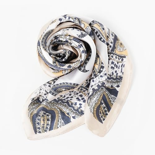 Scarves for Women Lightweight Like Satin Silk Neck Scarf Headscarf for Hair Wrapping Bandana Square for Handbags3