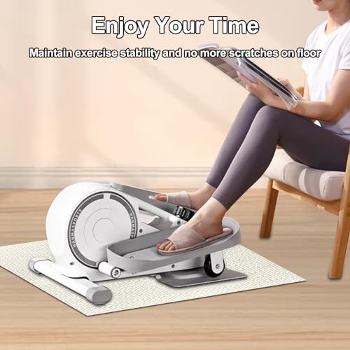Non-Slip Mat, Perfect for Under Desk Elliptical Peddler Foot & Leg Pedal Trainer for Senior Fitness Home Sport Accessories, Enhanced Stability & Floor Protection - Thumbnail 7