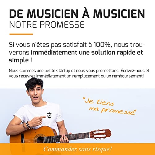 Lot de 2 supports muraux pour guitare + école de guitare – support guitare mural pour guitare western acoustique… - Les Beatles, Paul McCartney, John Lennon, RIngo Starr, George Harrison Lot de 2 supports muraux pour guitare + école de guitare – support guitare mural pour guitare western acoustique… – Image 3