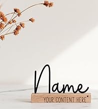 Customized Acrylic Desk Name Plate Personalized Name Plate Signage Personalized Acrylic Desk Name Plate Custom Office Name Signage, Elegant Gift for Doctors, Advocates & Professionals