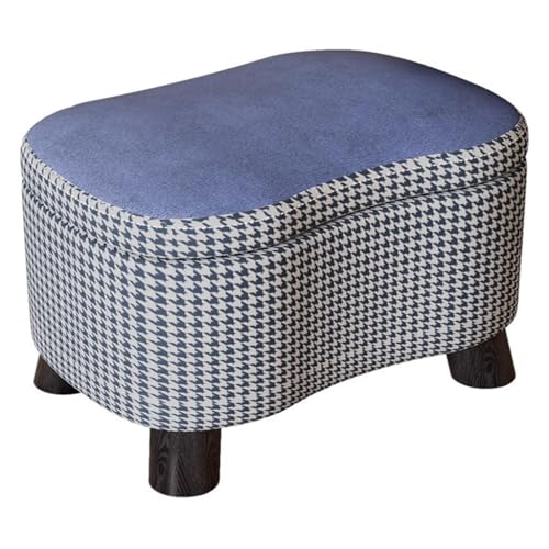 Pouf de rangement et escabeau rembourré multifonctionnel - 2