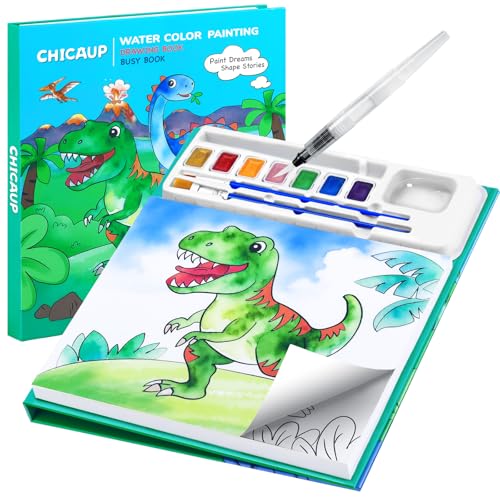 Paint with Water Coloring Books for Kids Mess Free Watercolor Painting Kit Painting Activity for Kids Ages 3-5 4-8 Arts Crafts Drawing Gift Toy for Boy Girl