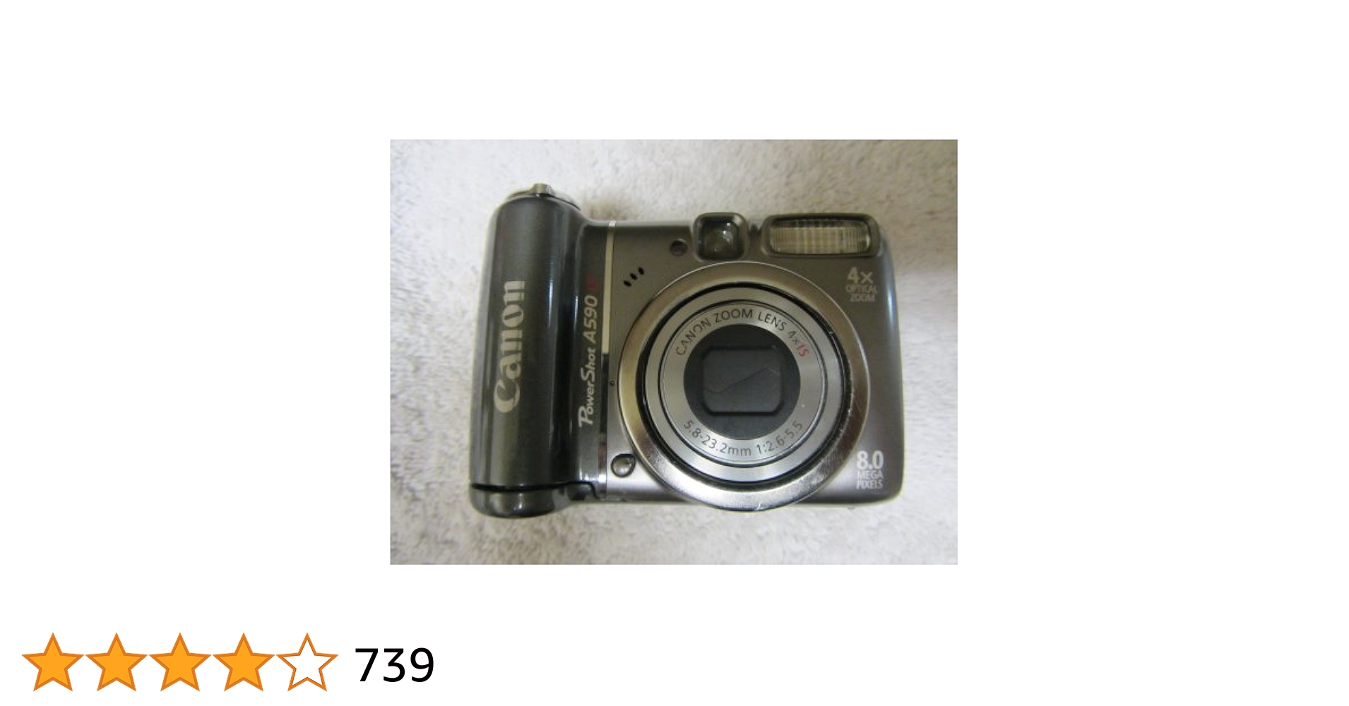 美品 名機 平成レトロ 元箱付き Canon PowerShot A590 is 美品 名機 平成レトロ 元箱付き Canon PowerShot A590 is - メルカリ