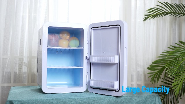 Amazon.com: Kikihouse 22L/30Cans Mini Fridge for Bedroom, 12v DC