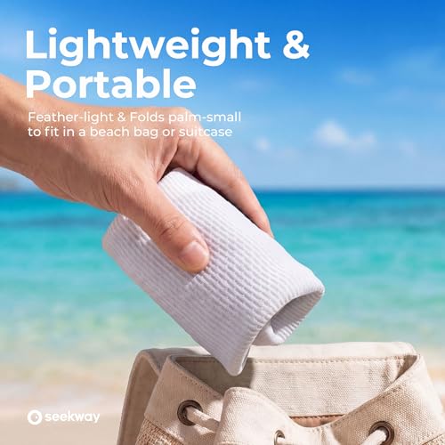 Image of SEEKWAY Water Shoes Quick-Dry Aqua Socks Barefoot Slip-on for Beach Pool Swim River Yoga Lake Surf Women Men Black SK001