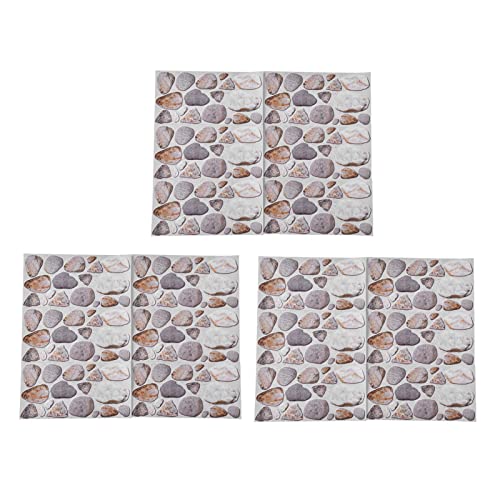 yaogohua 18PCS Pegatinas De Azulejos Reflejo Fuerte Prueba De Aceite De Agua Capas Fuertes Peel and...