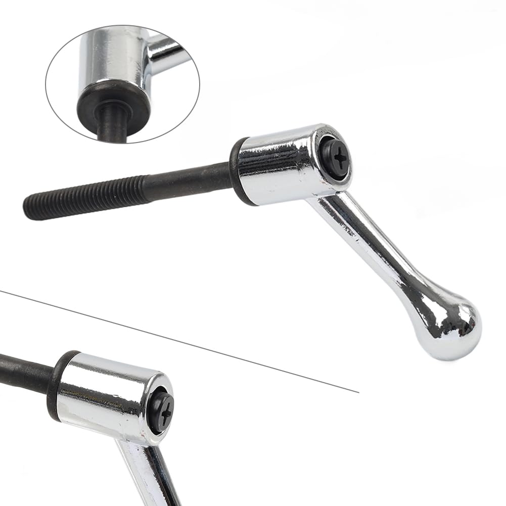 FSFY M5/16 Handle Thread Bolt Set Workbench Table Lock Bridgeport Milling Machine Tool CNC 1pc Metal Silver