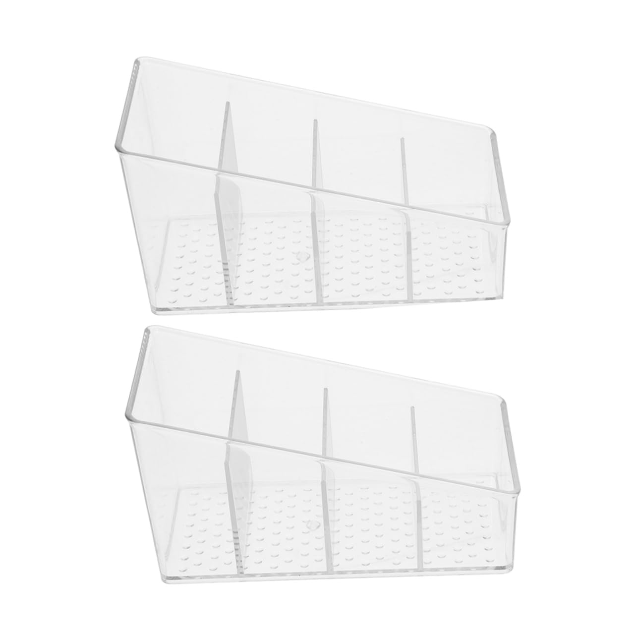 PRETYZOOM Modern Tea and Sugar Organizer Box Piece Compartment Storage for Tea Bags and Sugar Packets