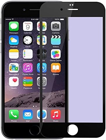 iPhone 7 Plus Screen Protector,0.26mm 3D Full Coverage Anti Blu Ray Premium 9H Anti Scratch Tempered Glass for Apple iPhone 7 Plus 5.5"Black))