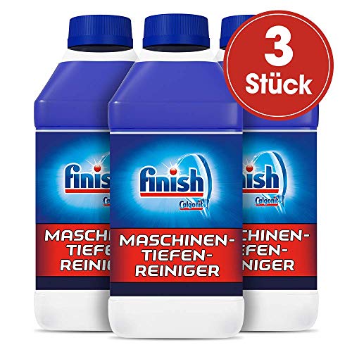 Finish Maschinentiefenreiniger – Flüssiger Maschinenreiniger gegen Kalk und Fett für eine saubere Spülmaschine… – Ansicht 2