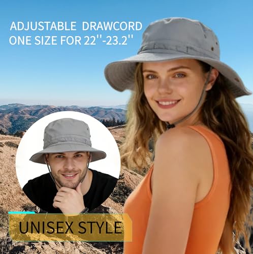 Image of Super Wide Brim Sun Hat for Men /Women-UPF 50+ UV Protection, Large Bucket Hat for Fishing, Hiking, Gardening
