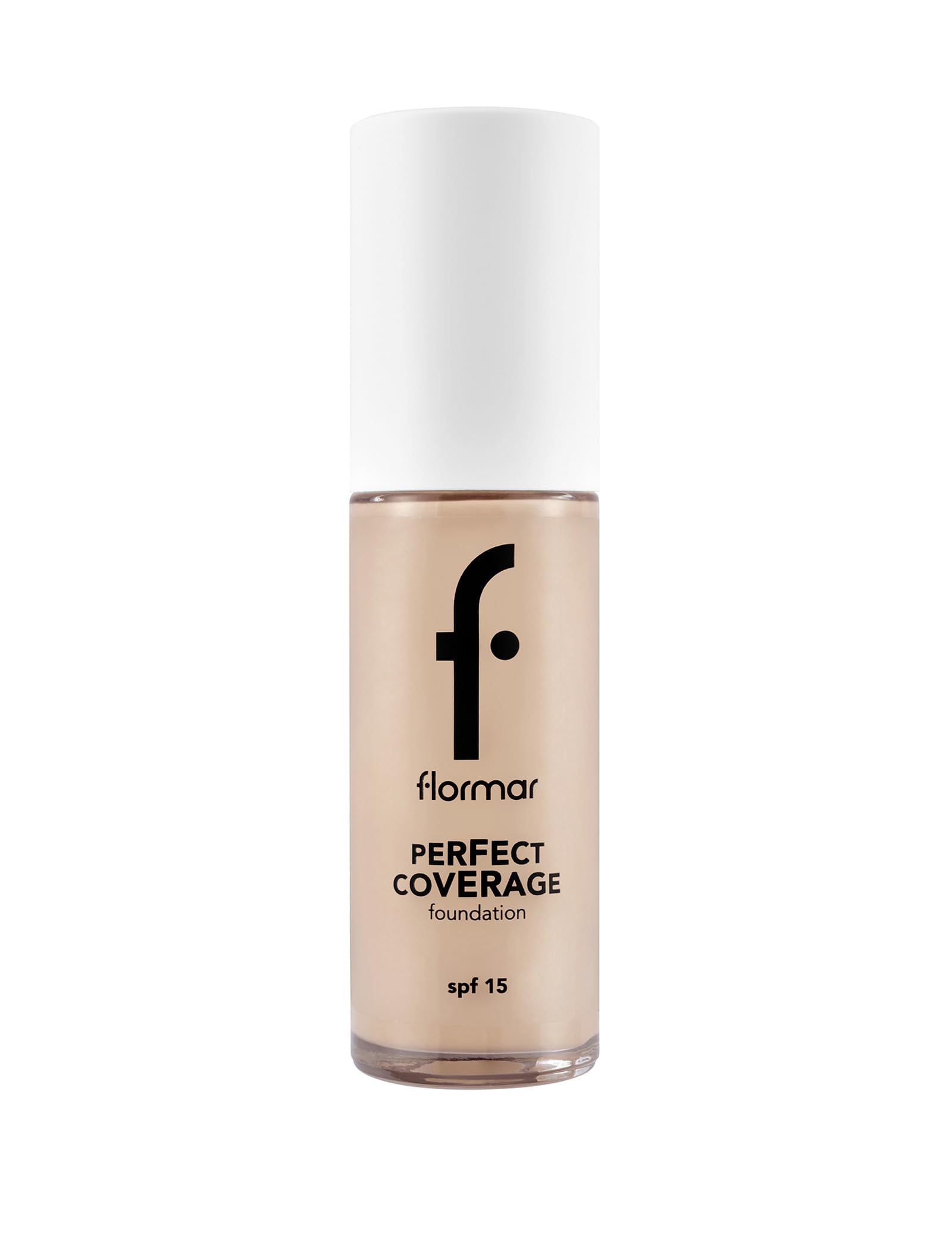 Flormar Perfect Coverage Yüksek Pigmentli & Yarı Parlak Bitişli SPF15 Fondöten 105 PRCLN IVORY