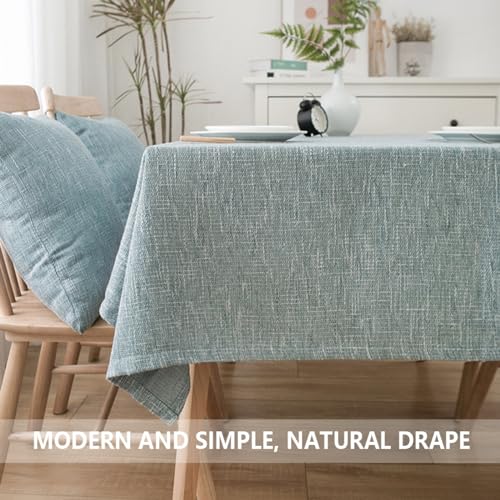 Nappe rectangulaire en coton et lin 60x60 cm pour table - 5
