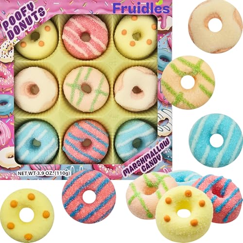 Poofy Donuts Marshmallow Candy, sabores y diseños miniatura 1