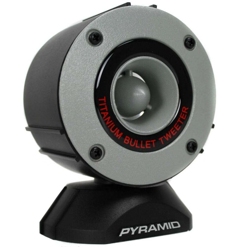 KIT Set FÜR Pyramid TW28 2 graue Superhochtöner 150 Watt rms und 300 Watt max, 4 Ohm Impedanz, 96 dB Empfindlichkeit, für SPL-Einsatz, für Autopanel, paarweise