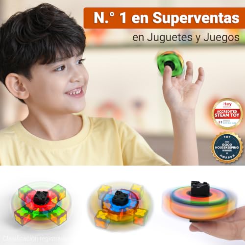 Miniatura 2 de TOSY Magnet Fidget Spinner Mini - 8 Bloques: Spinner transformable, Cubo Infinito, Rompecabezas magnético, Regalo de cumpleaños para niños y Adultos, Juguete sensorial antiestrés Stem