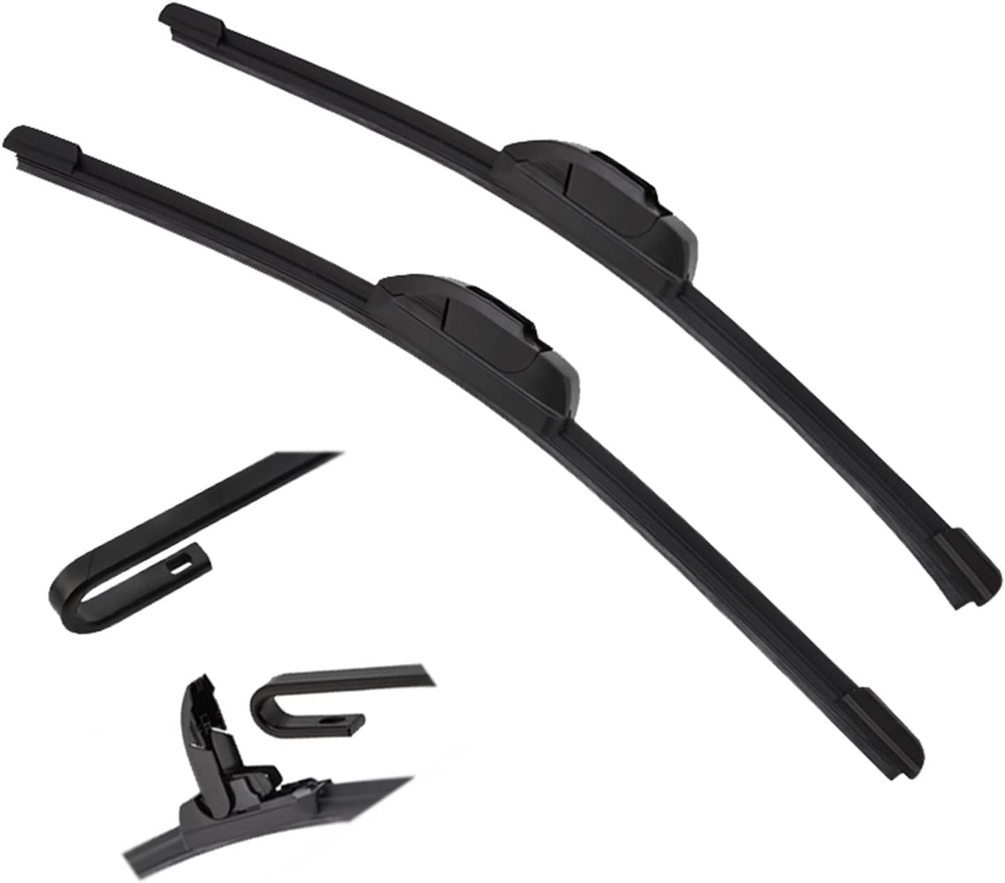 MadongJ Windshield Windscreen Wiper Blades for Jaguar X-Type Berlina 2001-2009, Replacement Blades All-Weather Performance Streak-Free Windshield Wipers