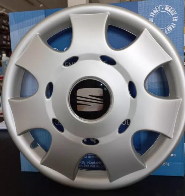 Kit de 4 tapacubos adaptables - para Seat Ibiza Stella/Seat Cordoba Stella - diámetro 14'