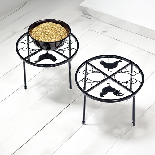 Trademark Innovations Alimentador de frango FEEDER-CHKN-2X, preto