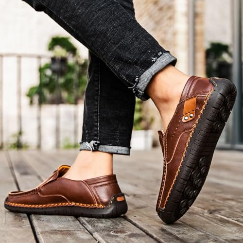 Mens Loafers Trendy Design Slipon Casual Dress Shoes Lightweight and Comfortable for Driving and Walking4