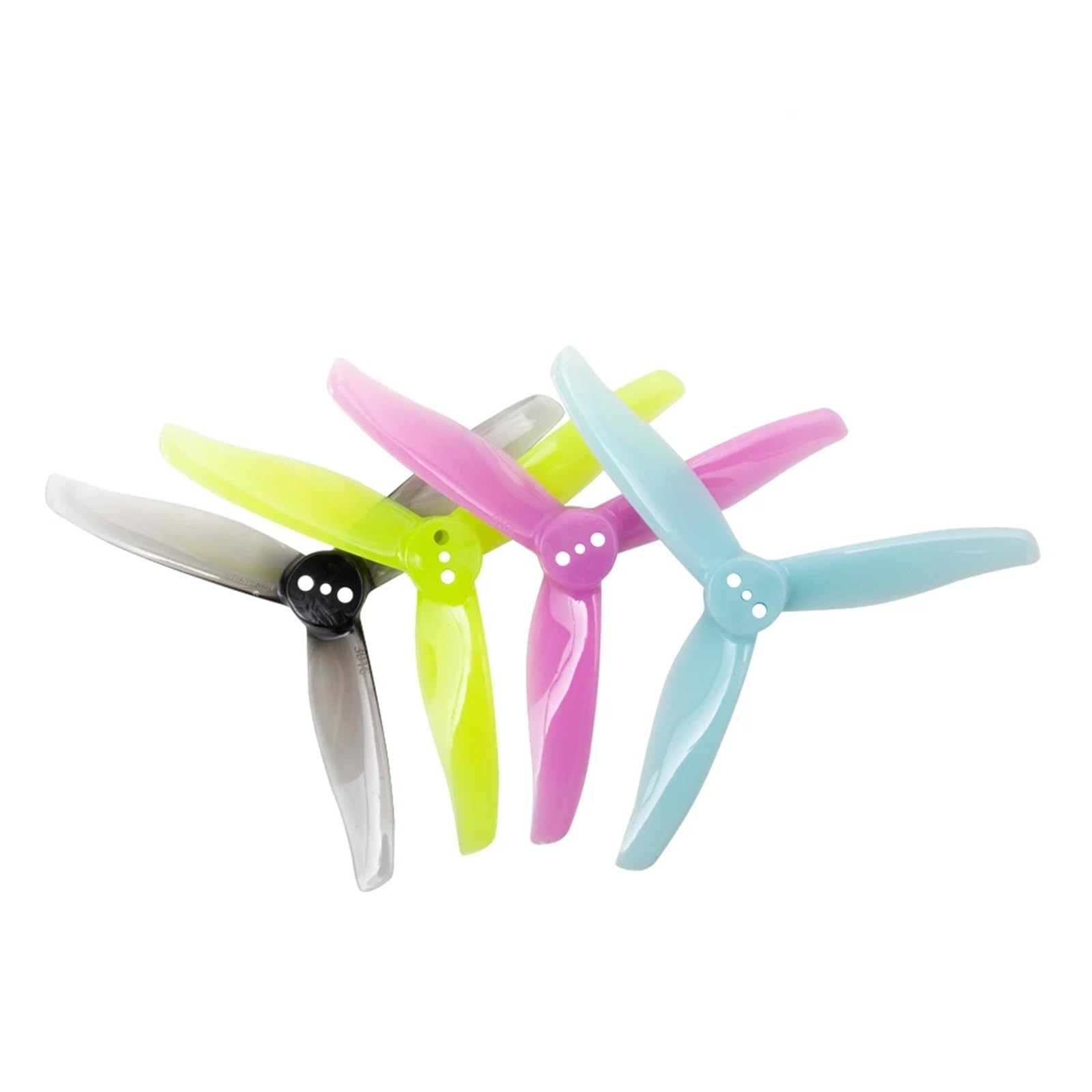 2 Pairs/4 Pieces For 3016 Propellers 1.5m 2mm Hole 3 Inch 3 Impeller CW CCW FPV Propeller Props 3 Inch FPV Racing Drone(2mm Purple)