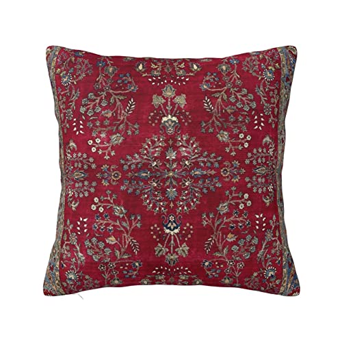 Central Red Persian Silk