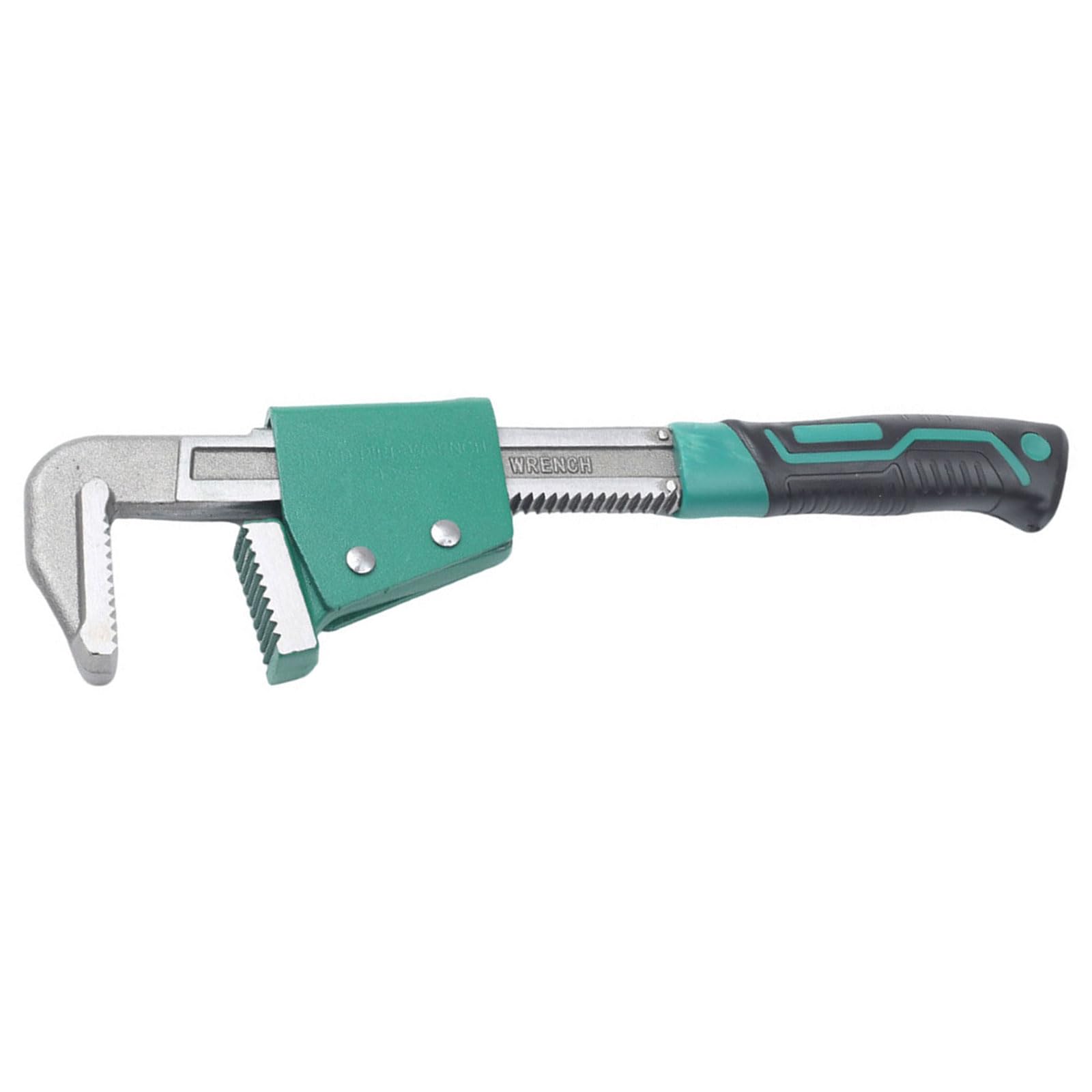 Pipe Wrench Adjustable Jaw Opening Straight Handle Plumbing Wrench Plumber Tool for Oilfield, Plumbing and Automotive Repair Plumbers Tool for Adjustable Pipes