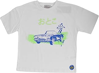 تيشرت بأكمام قصيرة ورقبة دائرية للأولاد مناسب للعمل والخروج من جونيور