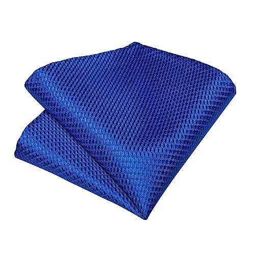 Image of DiBanGu Mens Silk Self Bow Tie Set 4PCS for Tuxedo Wedding