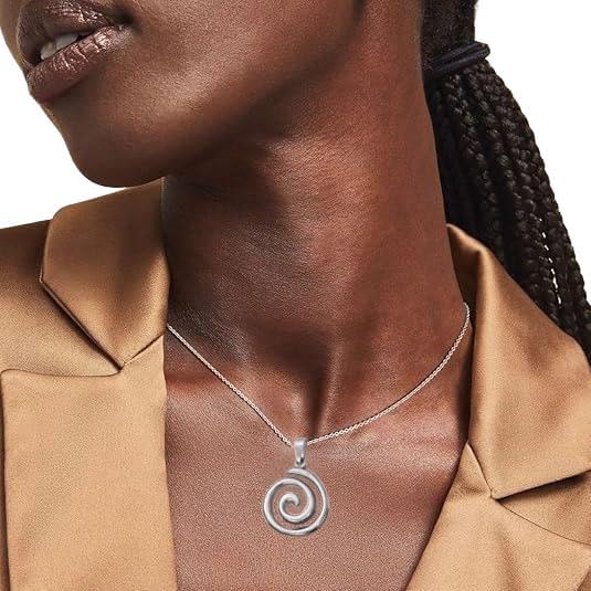 Spiral Necklace for Women Swirl Necklace Spiral Pendant Necklace Exquisite And Stylish Statement Spiral Necklaces Jewelry - Image 5
