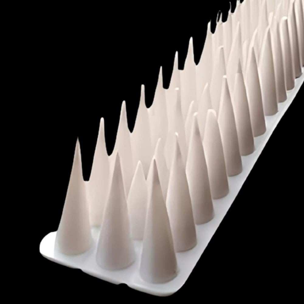 SPIKEZONE - Anti Bird Spikes, Plastic Deterrent Spikes for Cat, Birds, Pigeons Strips for Indoor and Outdoor, Wall, Fence, Roof (70 Pcs Pack, White) (B0BPM2H5SW) Amazon Price History, Amazon Price Tracker