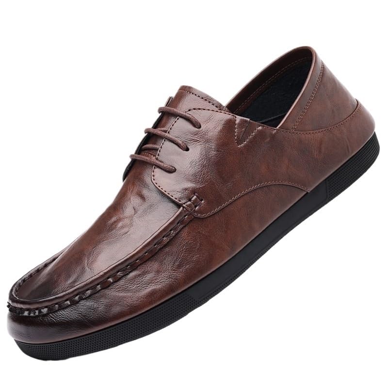 Men Dress Shoes Black Lace Up Handmade Leather Modern Classic Leather Lined Perforated Dress Oxfords Shoes