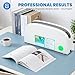 Mxmoonant Thermal Binding Machine for A4 A5 Letter Paper, 33mm Max Thickness, 3-Min Preheat, Compact Design with Cooling Rack, Includes 5 Thermal Covers – Ideal for Home Office School Projects