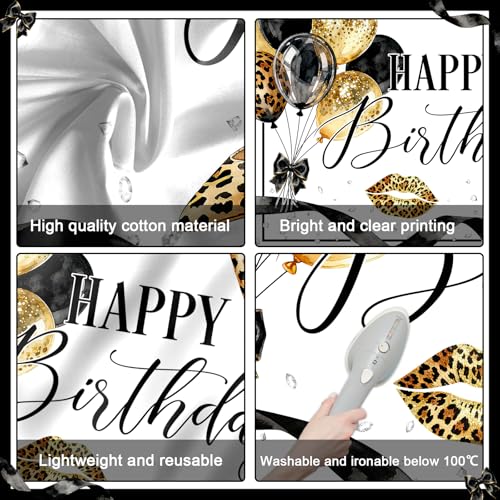 Fondo decorativo fiesta leopardo 7x5 pies miniatura 3