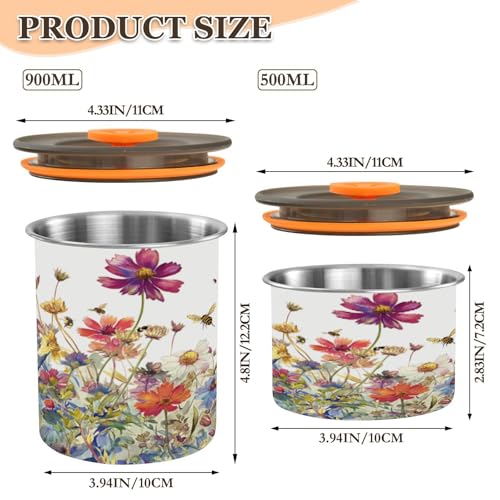 Lata de café ATTX acero inoxidable 30oz hermética miniatura 2